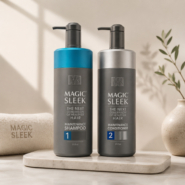 Magic-Sleek-Professional-Hair-Care-Products-_-Avissa-Salon-Ann-Arbor Magic Sleek professional hair care products for smoothing, hydration, and frizz control available at Avissa Salon in Ann Arbor, Michigan.
